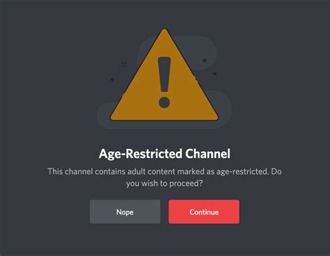 Discord servers tagged with age